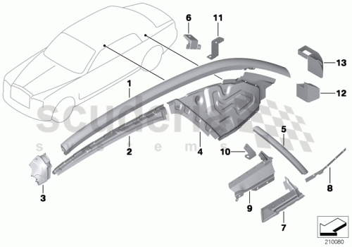 Part Diagram for Rolls Royce 41 14 7237442