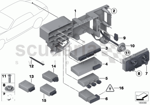 Part Diagram for Rolls Royce 61 35 0390909