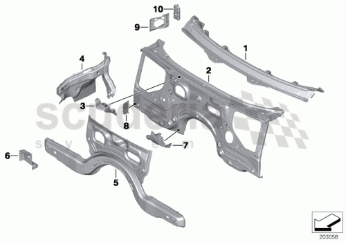 Part Diagram for Rolls Royce 41 00 7271041