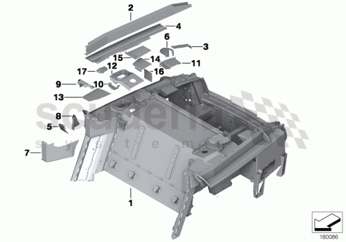 Part Diagram for Rolls Royce 41 12 7237011