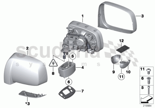 Part Diagram for Rolls Royce 51 16 7224286