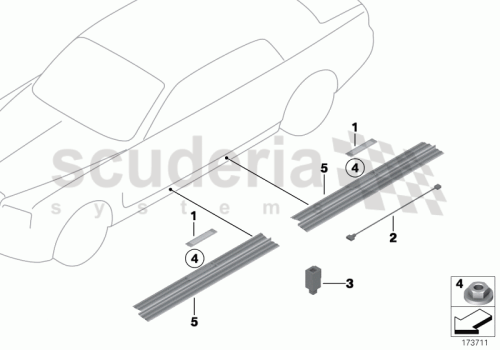 Part Diagram for Rolls Royce 51 47 0309043
