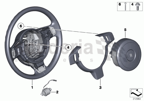 Part Diagram for Rolls Royce 32 30 6782251