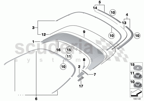 Part Diagram for Rolls Royce 51 43 9140226