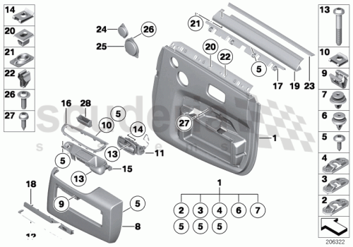 Part Diagram for Rolls Royce 51 41 7231818