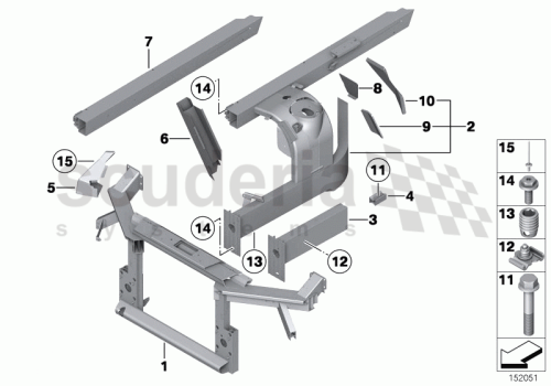 Part Diagram for Rolls Royce 41 13 7201866