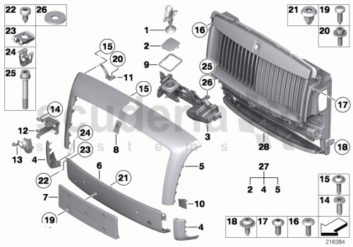 Part Diagram for Rolls Royce 51 13 7219634