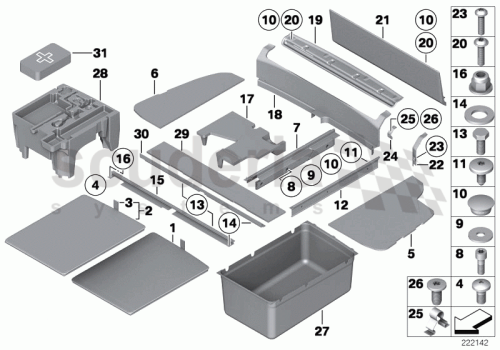 Part Diagram for Rolls Royce 51 47 9116272