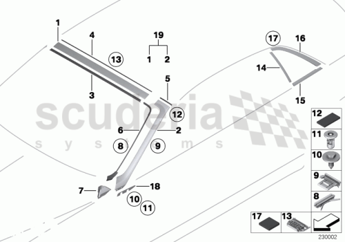 Part Diagram for Rolls Royce 51 13 7231876