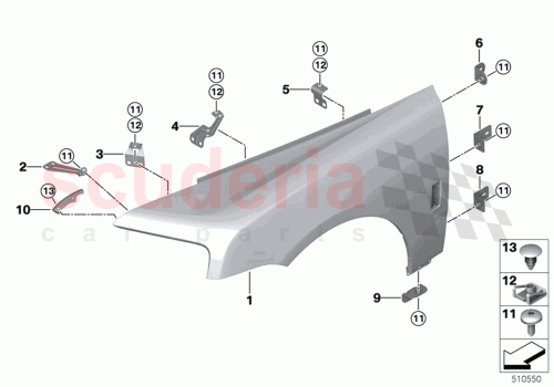 Part Diagram for Rolls Royce 41008497054