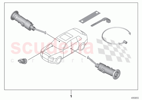 Part Diagram for Rolls Royce 51217448757