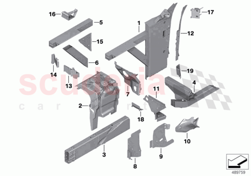 Part Diagram for Rolls Royce 41008496950