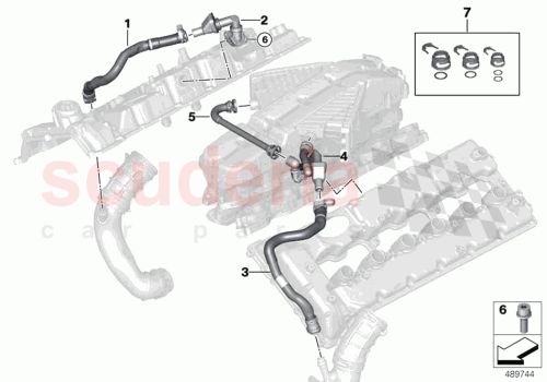 Part Diagram for Rolls Royce 11159452720