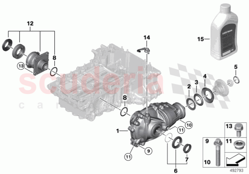 Part Diagram for Rolls Royce 83222471487