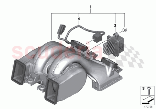 Part Diagram for Rolls Royce 64119315950