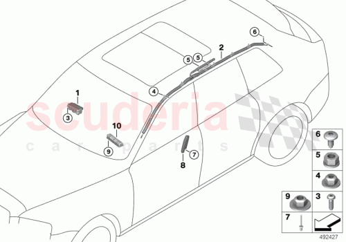 Part Diagram for Rolls Royce 72129495139