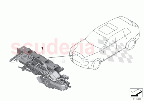 Part Diagram for Rolls Royce 51135A2EF20