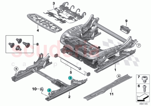 Part Diagram for Rolls Royce 52207947850