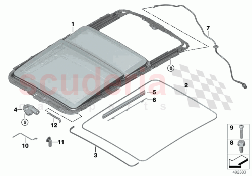 Part Diagram for Rolls Royce 54107446698
