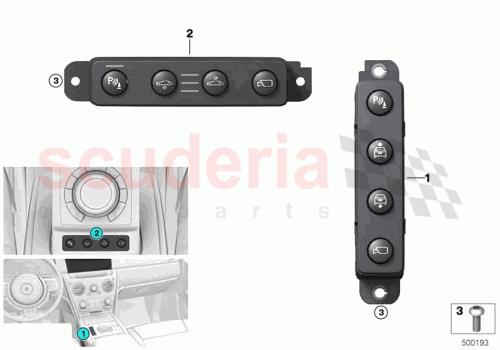 Part Diagram for Rolls Royce 61319484016