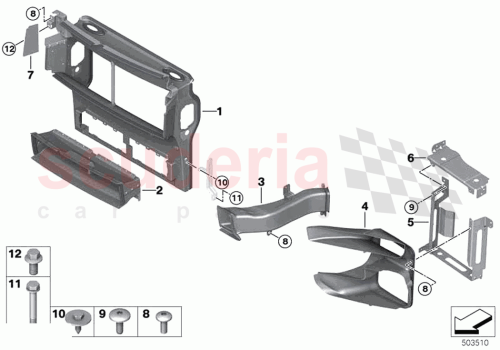 Part Diagram for Rolls Royce 51137450789
