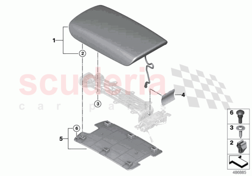 Part Diagram for Rolls Royce 51166840520