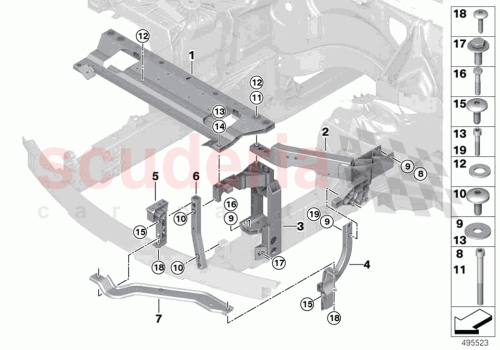 Part Diagram for Rolls Royce 07129905622