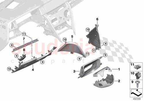 Part Diagram for Rolls Royce 51459495461