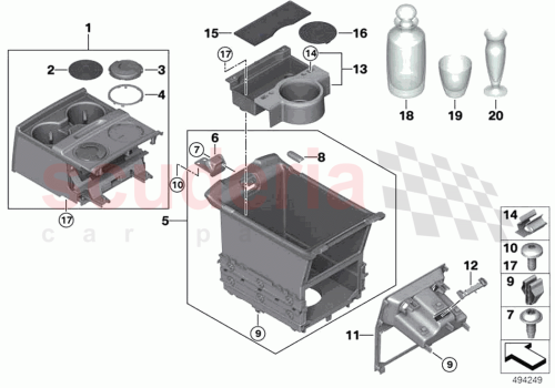 Part Diagram for Rolls Royce 51166842686