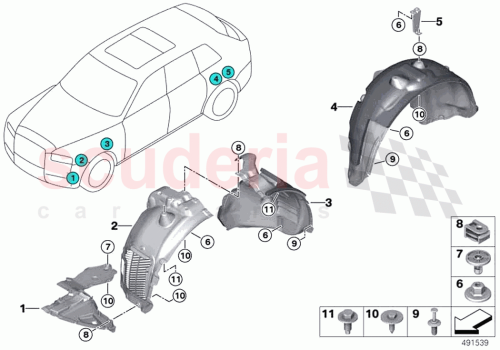 Part Diagram for Rolls Royce 51717441323