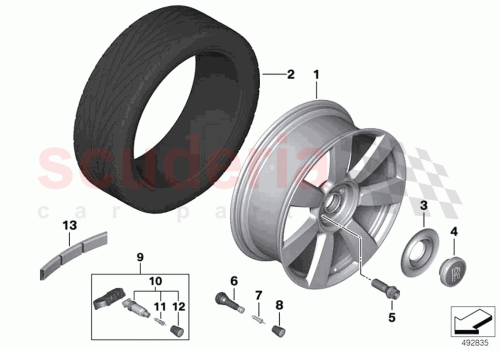 Part Diagram for Rolls Royce 36106882836