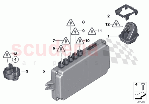 Part Diagram for Rolls Royce 66539240351