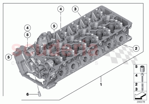 Part Diagram for Rolls Royce 11122459290