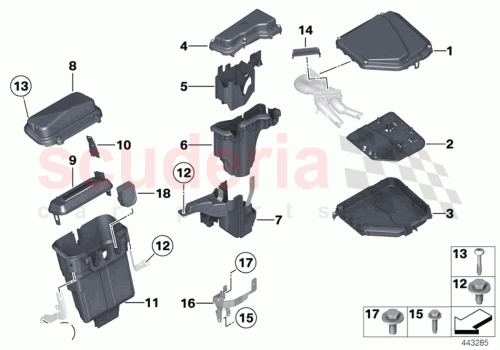 Part Diagram for Rolls Royce 12907555160