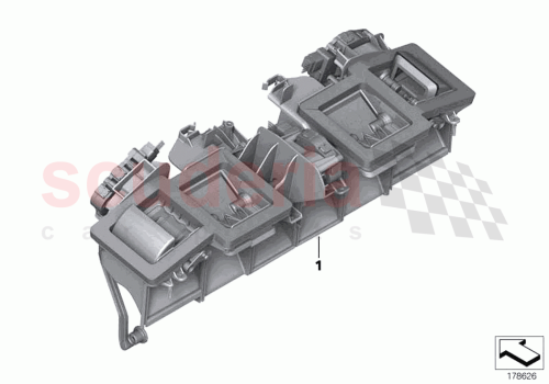 Part Diagram for Rolls Royce 64119290824