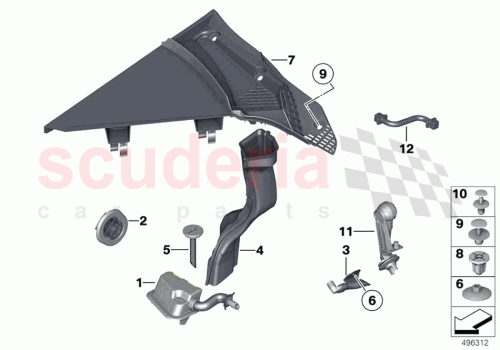 Part Diagram for Rolls Royce 64316987609