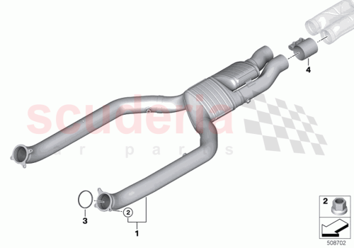 Part Diagram for Rolls Royce 18309424472