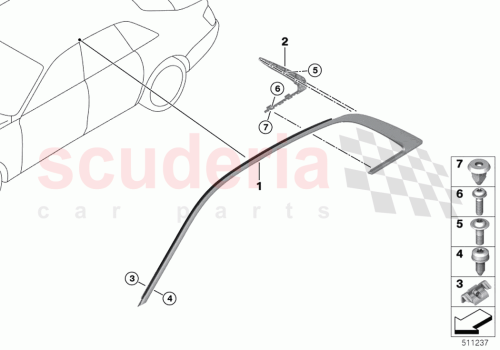 Part Diagram for Rolls Royce 51358495691