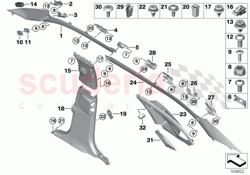 Part Diagram for Rolls Royce 51435A01613