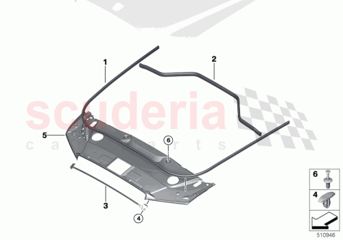 Part Diagram for Rolls Royce 51237495441