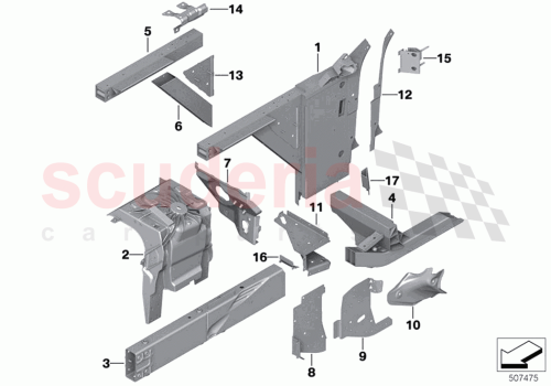 Part Diagram for Rolls Royce 41007930901