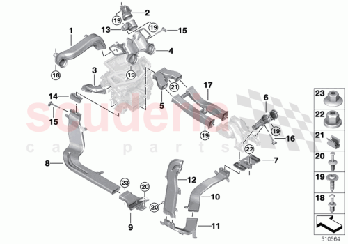 Part Diagram for Rolls Royce 64226996744