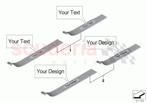 Part Diagram for Rolls Royce 51475A31A33
