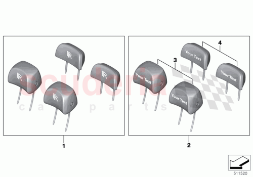 Part Diagram for Rolls Royce 52105A328E1