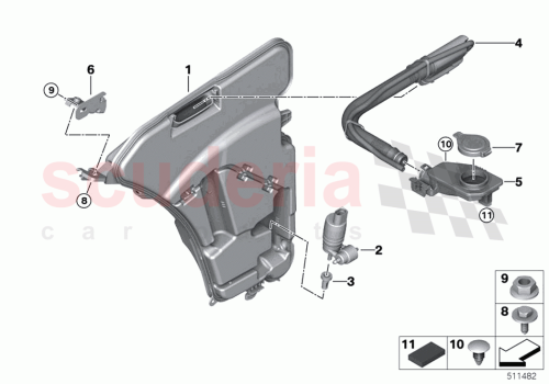 Part Diagram for Rolls Royce 67127298309