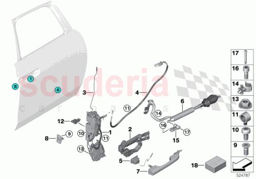 Part Diagram for Rolls Royce 51215A09876