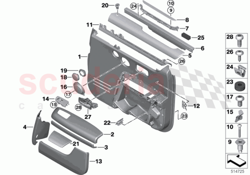 Part Diagram for Rolls Royce 51429474564