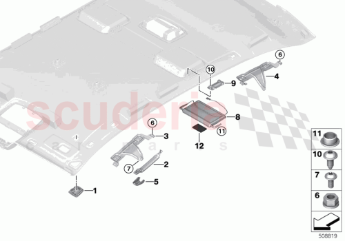 Part Diagram for Rolls Royce 51447495069