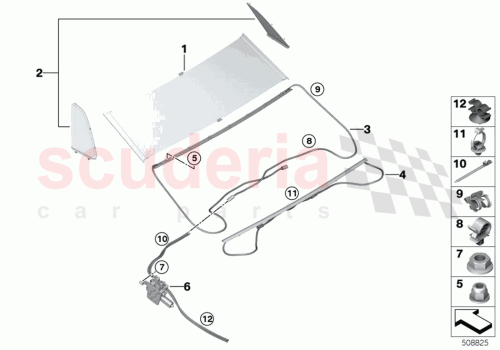Part Diagram for Rolls Royce 51465A017C1