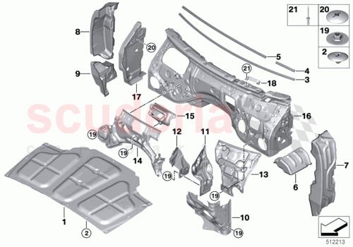 Part Diagram for Rolls Royce 51487499562